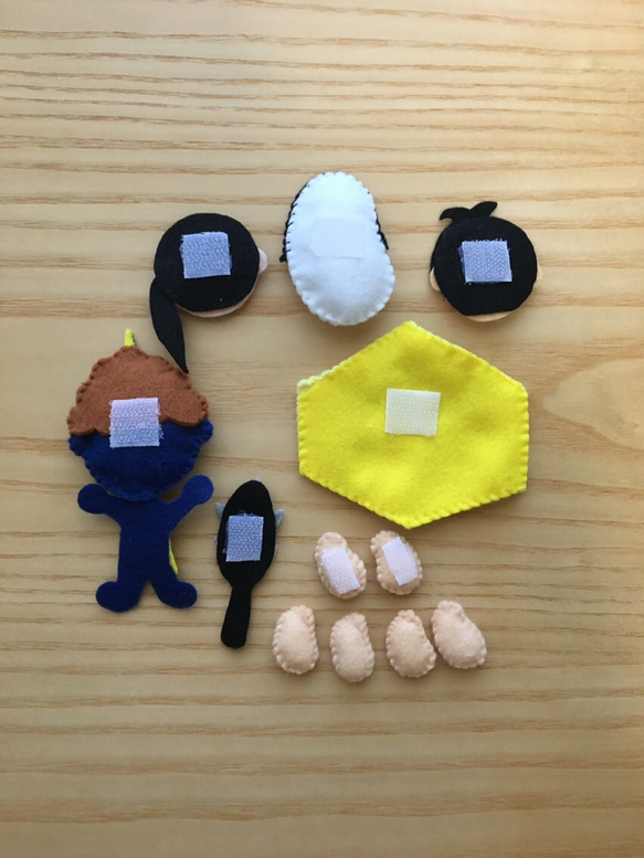 ♡新色♡ 手袋シアター☆豆まき(節分)☆ 3枚目の画像