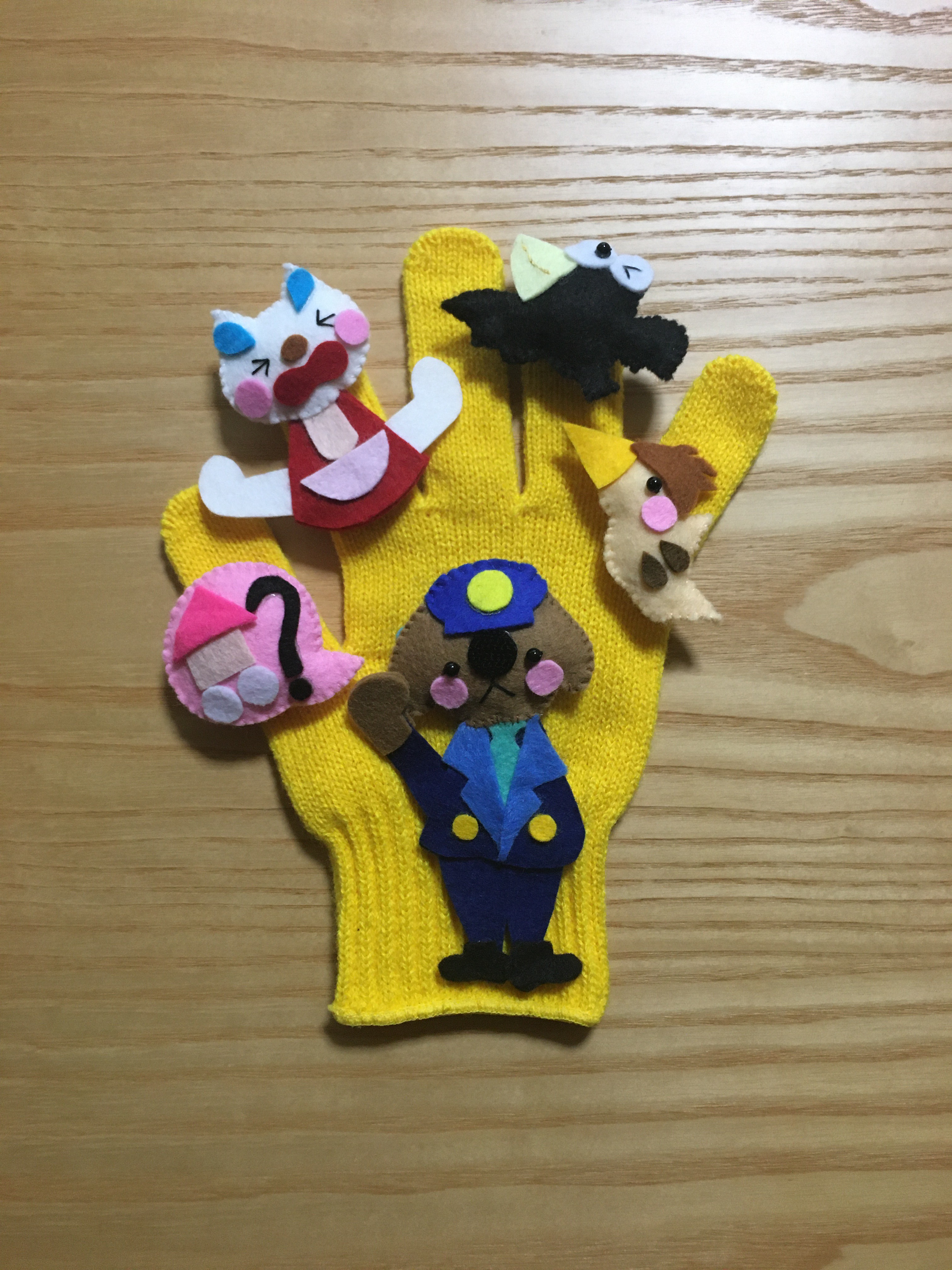 ♡再販♡手袋シアター☆いぬのおまわりさん 黄色ver.☆ おもちゃ