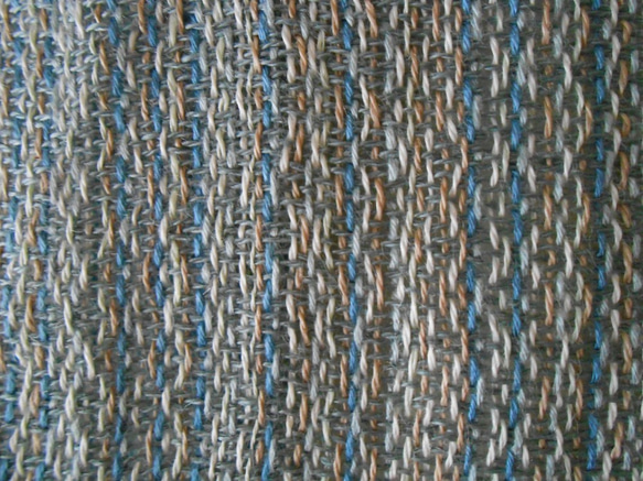 竹の糸を使ったストール　手織り 4枚目の画像