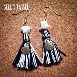 【大人気アイテム】tassel pierce（タッセルピアス） 2枚目の画像