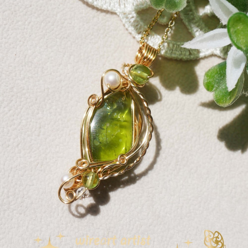 もらって 嬉しい お歳暮 ランキング アイリスぺリッド＊fairy leaf ペンダントトップ ネックレス・ペンダント