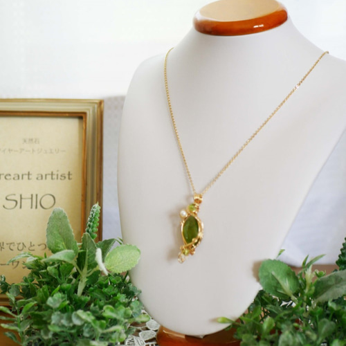 n.♡ページです♪   天然石アクセサリー8点おまとめです♪ペンダント他 アイリスぺリッド＊fairy leaf ペンダントトップ
