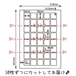 ＊サンキューシール　四角角丸　リボンと丸レースのタグ 小花模様(ピンク)　８０枚セット＊ 4枚目の画像