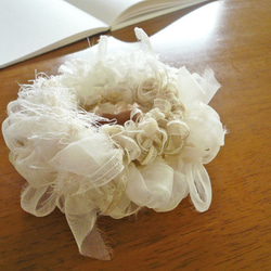 白（ホワイト） シュシュ の人気通販｜Creema(クリーマ) 国内