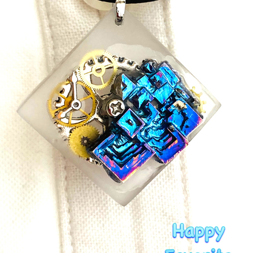 ビスマス結晶ネックレス cr056 ネックレス・ペンダント h-favorite 