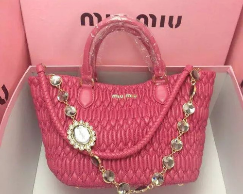 MIUMIU ‎ミュウミュウボウリングバッグ ハンドバッグ ブラック