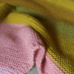 New York・ Purl Sohoの毛糸で編む　ブランケット（ひざかけ） 4枚目の画像
