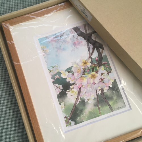 アート【原画水彩画】春光-さくら 絵画 Junko.K 通販 9066695 アート【原画水彩画】春光-さくら 絵画 Junko.K 通販 9066695