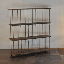 wood iron shelf 1100*1800*300 ディスプレイ 店舗什器 オープン