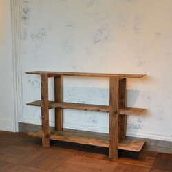 古材のシェルフ600*900*230 コンソールシェルフ【サイズオーダーご相談