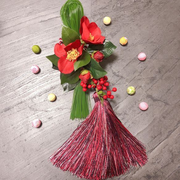 赤椿のお正月飾り 3枚目の画像