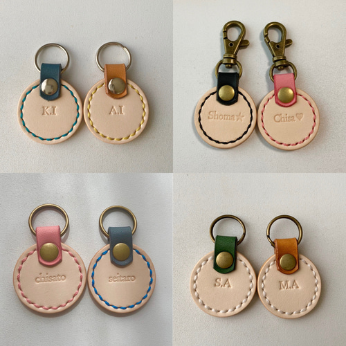 レザー ドッグタグ☆刻印可☆ヌメ革 本革 ネームタグ 席札 卒業 記念 018cef53d6b058e63d6d3f51aae6a0
