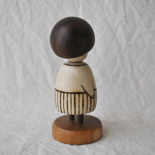 こけし人形セット（手描き・木製） MuuMoku こけし 12 その他人形 木工房 千舟 通販 8886344