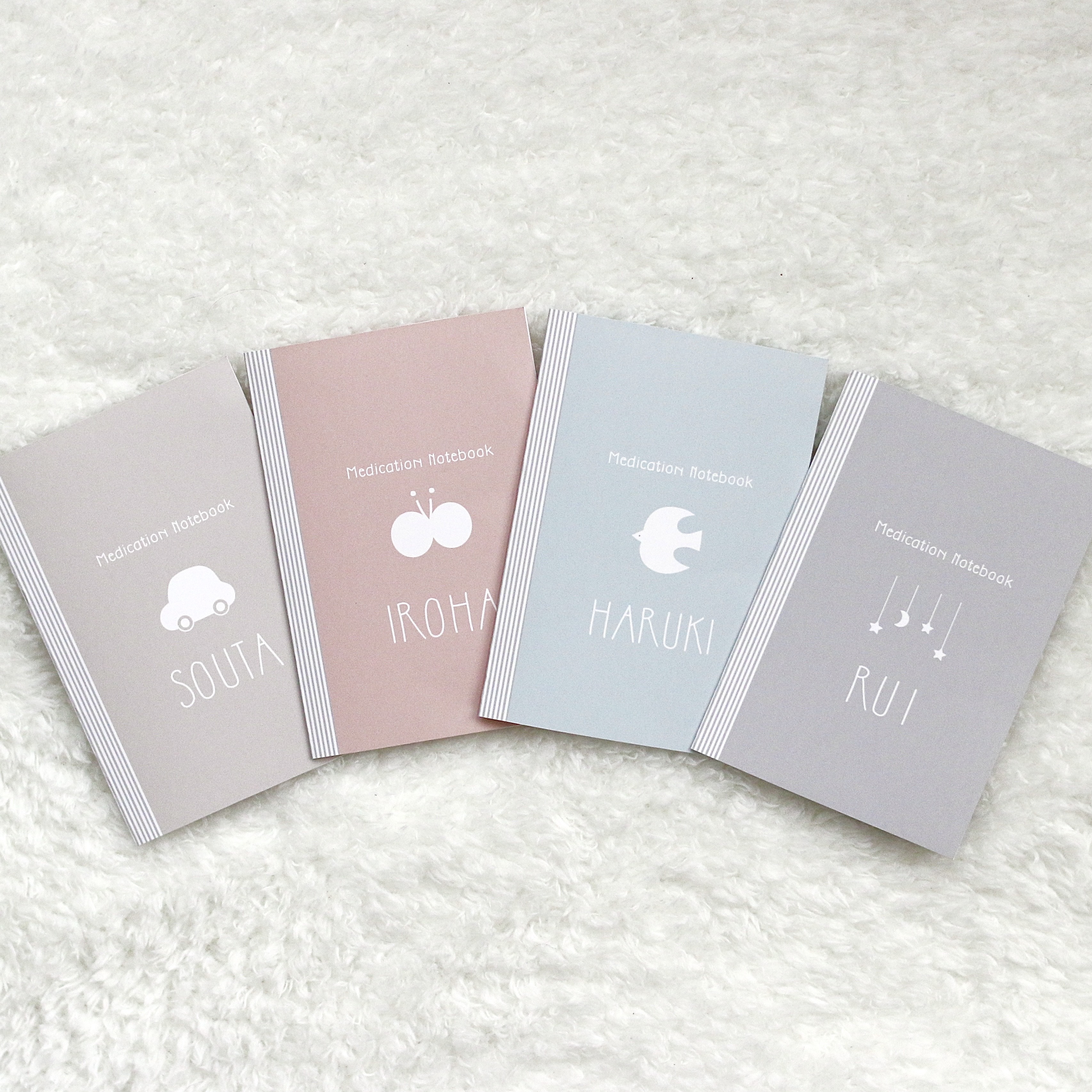 お薬手帳カバー お薬手帳カバー【10枚セット】 カードが2枚入る！ メール便Y