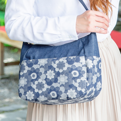 マーガレット 岡山 デニム ショルダーバッグ 日本製 京都 DJ-13m