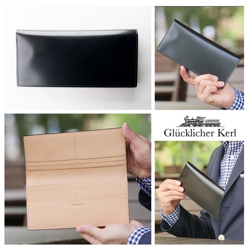 コードバン】 馬革 「笹マチ長財布」 GK-013 長財布 crearekiki 通販