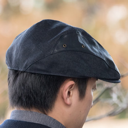 【岡山デニム】 メンズ帽子「ハンチング」dhm-002 5枚目の画像
