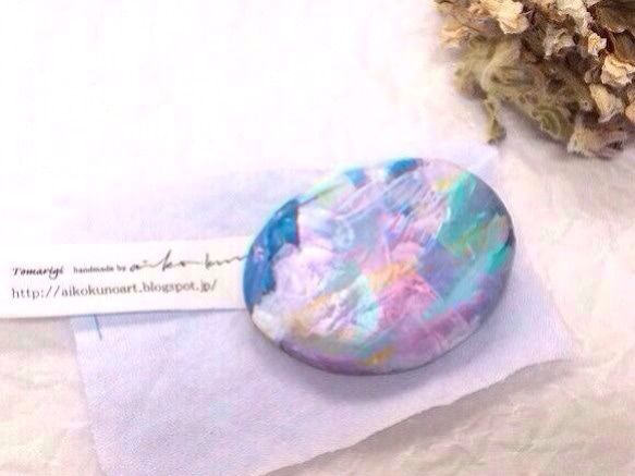 AIKOKUNO brooch/"painting to the moon" 1枚目の画像