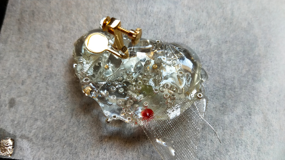 Beautiful water earring  Assemblage 4枚目の画像