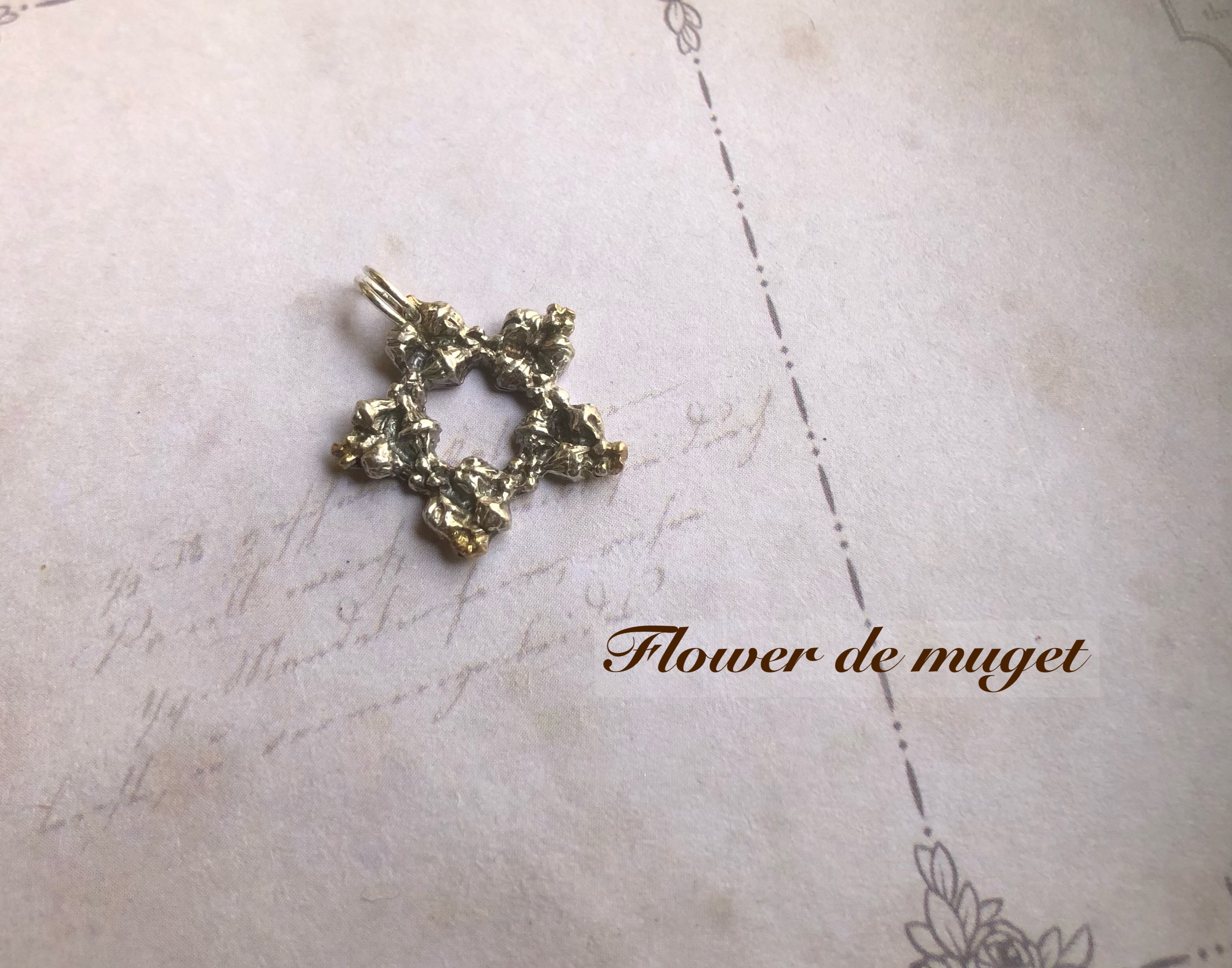 Pure silver 星のペンダントヘッド