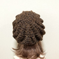 ゆったりベレー帽(秋冬)Ｌ２０ 5枚目の画像