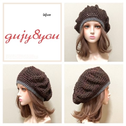 ゆったりベレー帽(秋冬)Ｌ２６