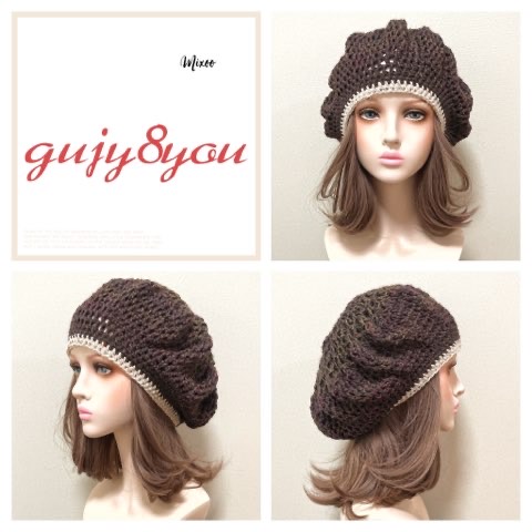 手編みニット＃似顔絵入りウール100% クッションカバー