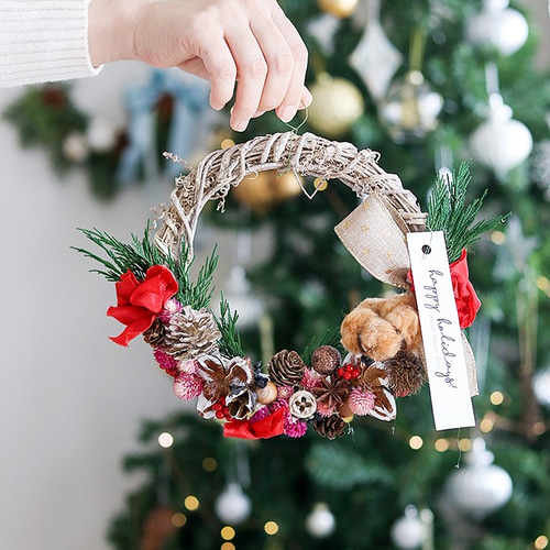 おうちでリース手作りキット♡クリスマスリース&しめ縄2way☆Creema