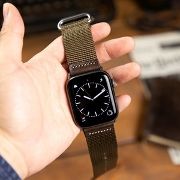 Apple Watch バンド アップルウォッチ ベルト 全シリーズ対応 42mm/44m/45mm/49mm ブラック 9枚目の画像