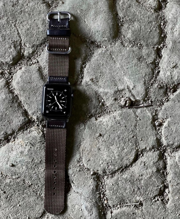 Apple Watch バンド アップルウォッチ ベルト 全シリーズ対応 42mm/44m/45mm/49mm ブラック 10枚目の画像