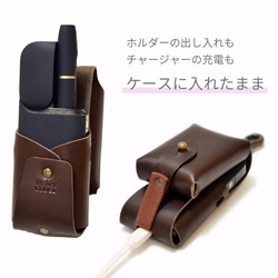 Aikos Case Aikos Case Leather Tochigi Leather Black x Brown 男士姓名 第6張的照片