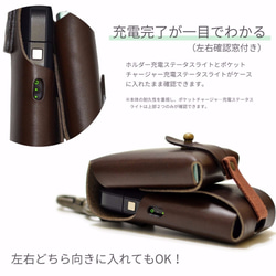 Aikos Case Aikos Case Leather Tochigi Leather Black x Brown 男士姓名 第7張的照片