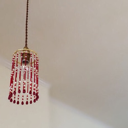 【しょうくん様】lumiere灯〜elegant red〜ビーズランプセット 3枚目の画像