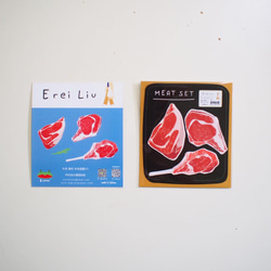 E*group  E rei 肉插畫 PVC防水貼紙 造型貼紙 貼紙包 第2張的照片