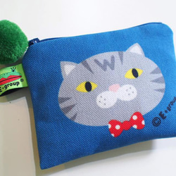 E*group 小方塊包 雙面設計 (cato） 零錢包 鑰匙包 卡片包 貓 送禮 禮物 售價＄350 優惠＄299 第3張的照片