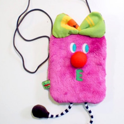 E*group  羅比包 優惠活動  毛茸茸粉紫  售價＄1480 優惠$999  手機袋 第4張的照片