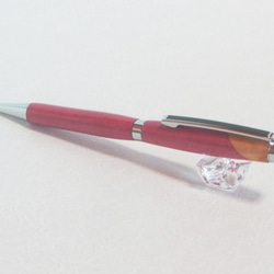 ＜パロサント＞香るオリジナル手作りボールペン（ピンクアイボリー） 2枚目の画像