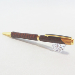 ＜パロサント＞香るオリジナル手作りボールペン（スネークウッド） 2枚目の画像