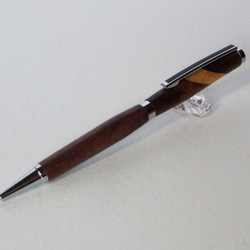 ＜パロサントライン＞香るオリジナル手作りボールペン（クラロウォルナット） 1枚目の画像