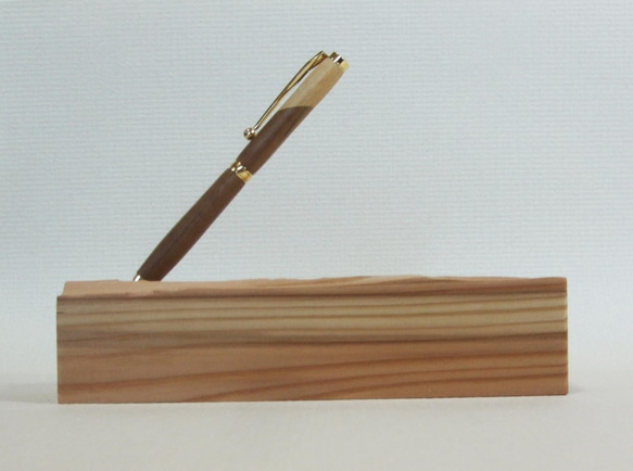 ＜パロサントライン＞香るオリジナルボールペン（チーク）[ペンスタンドセット] 2枚目の画像