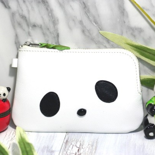 L字ファスナー財布パンダちゃん2（財産 運アップ）パンダ・ミニ財布