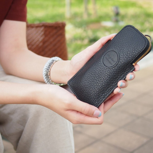 スリムメガネポーチ モノトーンモデル』【送料込み】持ち運びに便利な