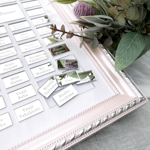 マミヤさま用♡ ウェディング 結婚証明書 ウェルカムスペース C-15 結婚証明書ステッカーA 結婚証明書 ゲスト参加型結婚証明書