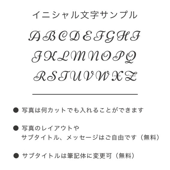 イニシャルポスター【記念日入りオーダーメイド】送料込み 4枚目の画像