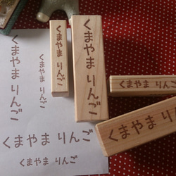 消しゴムはんこ　お名前はんこ　名前スタンプ　入園　　　入学　イラスト　おなまえはんこ　おむつはんこ　大　小　男の子 5枚目の画像