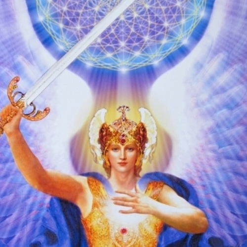 大天使ミカエル（スワロ社製クリスタル・サンキャッチャー／ルーム用