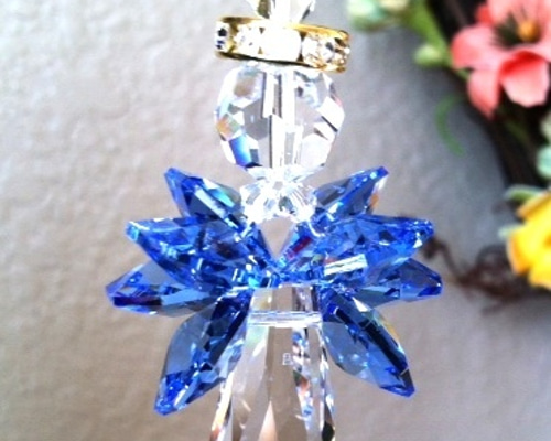 大天使ミカエル(スワロ社製クリスタル・サンキャッチャー／クルマ用