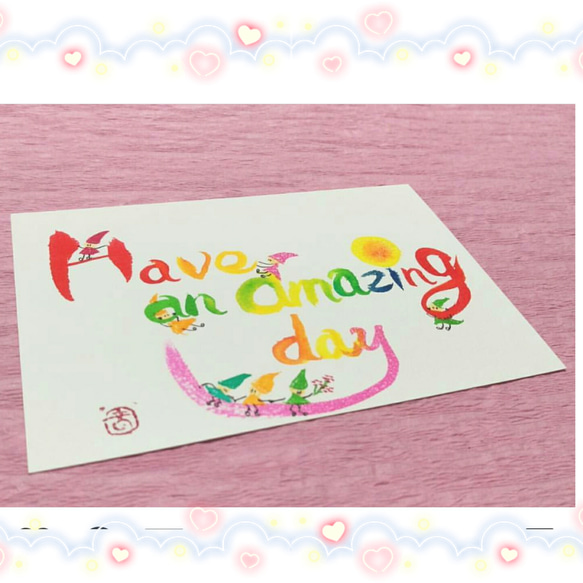 【order】Have an amazing day   Ver.～元気な小人さん～ 1枚目の画像
