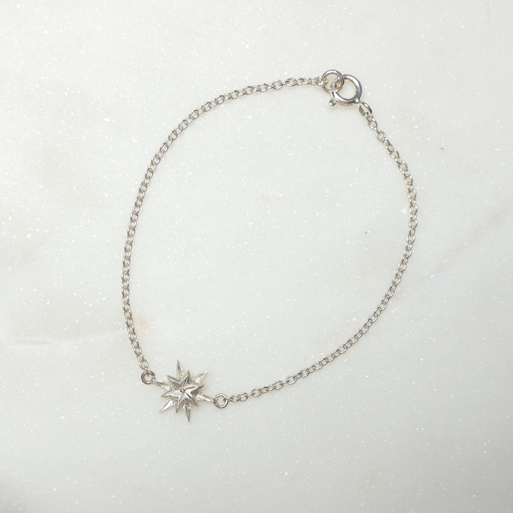 星のブレスレット SV925