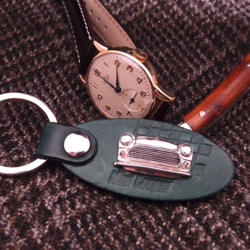 ☆クラシック ミニ・キーホルダー☆ Rover＜ローバー＞ レザー 